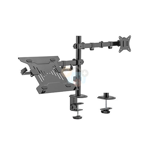 17”-32” monitoriaus ir 10”-15.6” nešiojamo kompiuterio laikiklis 17”-32” monitoriaus ir 10”-15.6” nešiojamo kompiuterio laikiklis