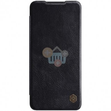 Samsung Galaxy A12 dėklas Nillkin Qin Leather (juodas) +++ TOP Kokybė Samsung Galaxy A12 dėklas Nillkin Qin Leather (juodas) +++ TOP Kokybė
