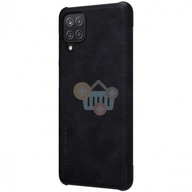 Samsung Galaxy A12 dėklas Nillkin Qin Leather (juodas) +++ TOP Kokybė 5 Samsung Galaxy A12 dėklas Nillkin Qin Leather (juodas) +++ TOP Kokybė 5
