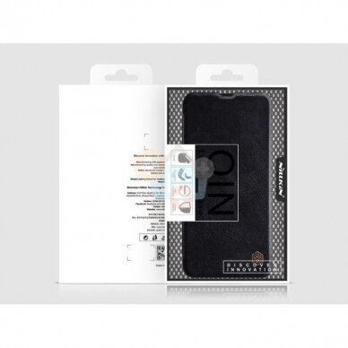 Samsung Galaxy A12 dėklas Nillkin Qin Leather (juodas) +++ TOP Kokybė 6 Samsung Galaxy A12 dėklas Nillkin Qin Leather (juodas) +++ TOP Kokybė 6