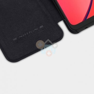 Samsung Galaxy A12 dėklas Nillkin Qin Leather (juodas) +++ TOP Kokybė 2 Samsung Galaxy A12 dėklas Nillkin Qin Leather (juodas) +++ TOP Kokybė 2