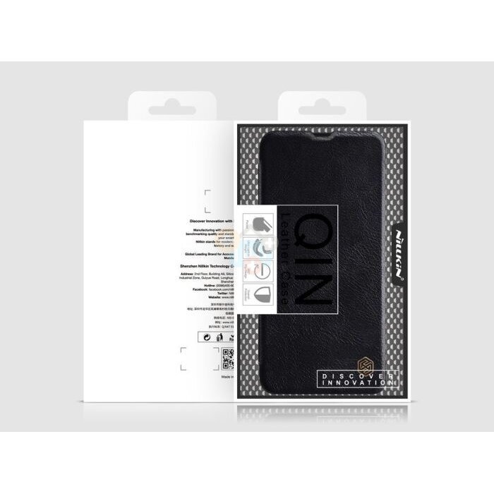 Samsung Galaxy A12 dėklas Nillkin Qin Leather (juodas) +++ TOP Kokybė 6 Samsung Galaxy A12 dėklas Nillkin Qin Leather (juodas) +++ TOP Kokybė 6