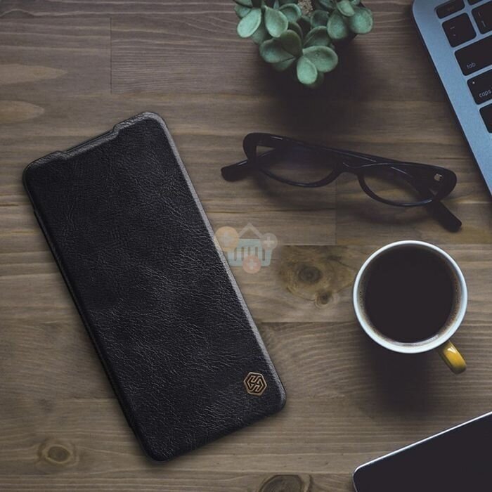 Samsung Galaxy A12 dėklas Nillkin Qin Leather (juodas) +++ TOP Kokybė 8 Samsung Galaxy A12 dėklas Nillkin Qin Leather (juodas) +++ TOP Kokybė 8