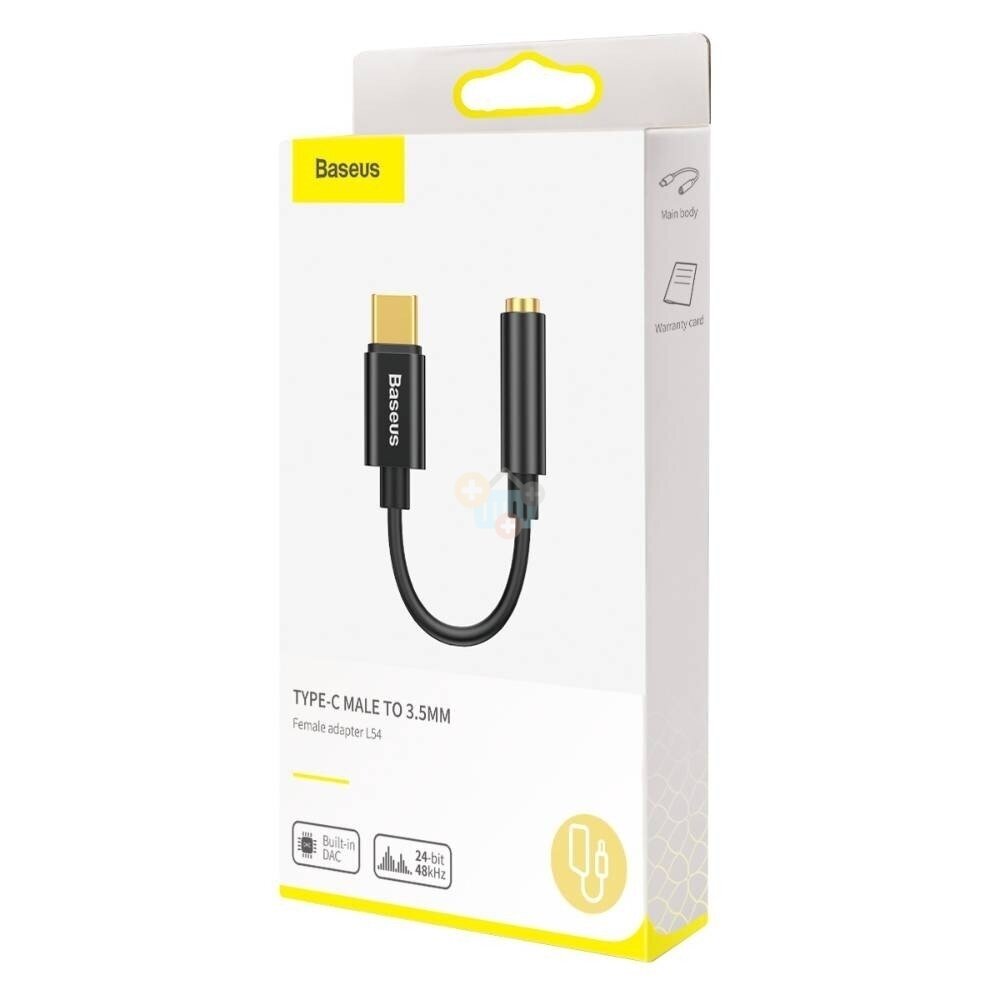 Adapteris Baseus USB Type-C -> 3.5mm audio AUX Female (CATL54-01) 1 Adapteris Baseus USB Type-C -> 3.5mm audio AUX Female (CATL54-01) 1
