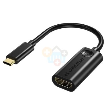Adapteris Choetech USB-C -> HDMI, 0,2m. +++ TOP Mobilumas Adapteris Choetech USB-C -> HDMI, 0,2m. +++ TOP Mobilumas