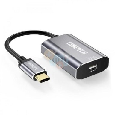 Adapteris CHOETECH USB-C - Mini DisPlay Port, 4K, 3830x2160, 60Hz, 15cm Adapteris CHOETECH USB-C - Mini DisPlay Port, 4K, 3830x2160, 60Hz, 15cm