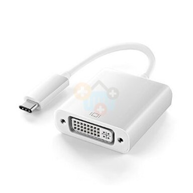 Adapteris TYPE C (USB-C) -> DVI Adapteris TYPE C (USB-C) -> DVI