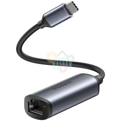 Adapteris CHOETECH USB C - RJ45, 2.5G Gigabit Ethernet Adapteris CHOETECH USB C - RJ45, 2.5G Gigabit Ethernet