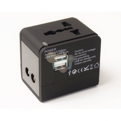 Adapteris EU / UK / USA / AUS / USB 1 Adapteris EU / UK / USA / AUS / USB 1