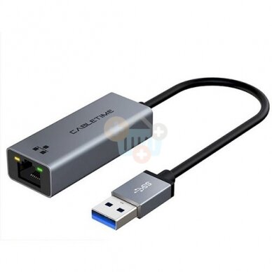 Adapteris CB50G USB3.0 A-RJ45, 1000Mbps, 0.15m Adapteris CB50G USB3.0 A-RJ45, 1000Mbps, 0.15m