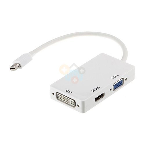 Adapteris mini DisplayPort į HDMI, DVI, VGA Adapteris mini DisplayPort į HDMI, DVI, VGA