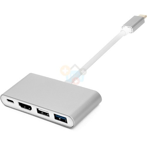 Adapteris USB C - HDMI, 4xUSB 2.0/3.0, USB C Adapteris USB C - HDMI, 4xUSB 2.0/3.0, USB C