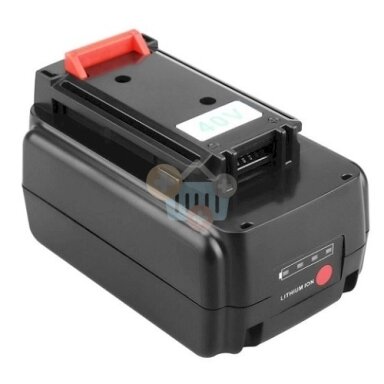 Įrankių akumuliatorius BLACK & DECKER LBX36, 40V, 2Ah, Li-ion Įrankių akumuliatorius BLACK & DECKER LBX36, 40V, 2Ah, Li-ion