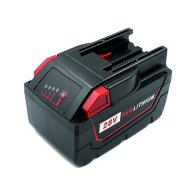 Įrankių akumuliatorius MILWAUKEE M28 28V, 4.0Ah, Li-ion EXD Įrankių akumuliatorius MILWAUKEE M28 28V, 4.0Ah, Li-ion EXD