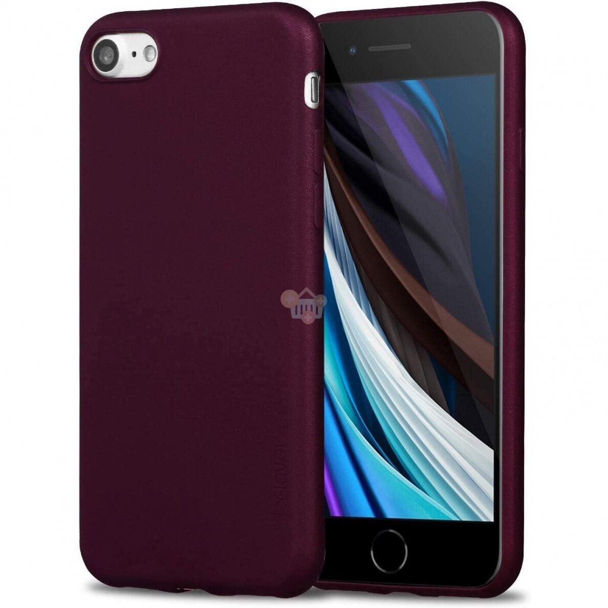 Apple iPhone 7/8/SE (2020) dėklas X-Level Guardian (bordo) +++ TOP Komfortas Apple iPhone 7/8/SE (2020) dėklas X-Level Guardian (bordo) +++ TOP Komfortas