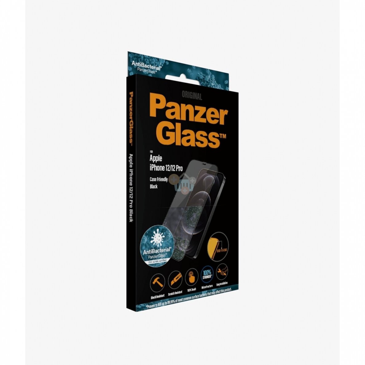 Apsauginis stiklas Apple iPhone 12/12 Pro (Juodas) PanzerGlass Premium +++ TOP Saugumas 3 Apsauginis stiklas Apple iPhone 12/12 Pro (Juodas) PanzerGlass Premium +++ TOP Saugumas 3