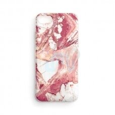 Apple iPhone 11 dėklas Wozinsky Marble (rožinis) +++ TOP Dizainas