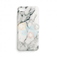 Apple iPhone 11 dėklas Wozinsky Marble (baltas) +++ TOP Dizainas