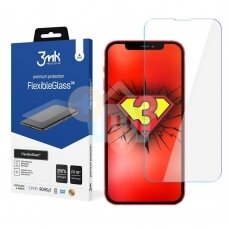 Apsauginis hibridinis stiklas Apple iPhone 12 Pro Max 3MK FlexibleGlass ™ +++ TOP Komfortas