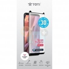 Apsauginis stiklas Huawei P30 Toti Full Cover (3D, juodas) +++ TOP efektyvumas