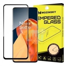 Apsauginis stiklas OnePlus 9 Wozinsky, Tempered Glass Full Glue Super Tough (juodas) +++ TOP Balansas
