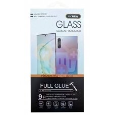 Apsauginis stiklas Samsung Galaxy A52 (A525)/ A52 5G (A526) / A52s 5G (A528), 5D Full Glue Cold Carving (lenktas, juodas) +++ TOP Balansas