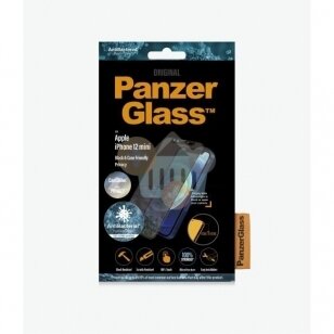 Apsauginis stiklas Apple iPhone 12 Mini (Juodas) PanzerGlass Premium +++ TOP Privatumas