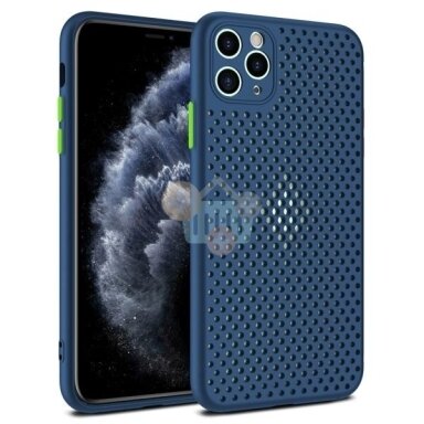 Apple iPhone 11 Pro dėklas Breath Case (tamsiai mėlynas) +++ TOP Komfortas Apple iPhone 11 Pro dėklas Breath Case (tamsiai mėlynas) +++ TOP Komfortas
