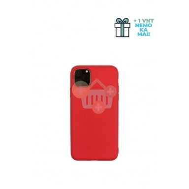 Apple iPhone 11 Pro dėklas Just Must Candy Silicone (raudonas) +++ TOP Balansas +1 vnt. NEMOKAMAI!