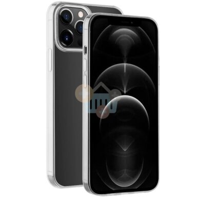 Apple iPhone 12, 12 Pro dėklas BeHello ThinGel (skaidrus) +++ TOP Komfortas