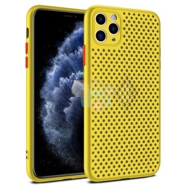 Apple iPhone 12 Pro Max dėklas Breath Case (geltonas) +++ TOP Komfortas Apple iPhone 12 Pro Max dėklas Breath Case (geltonas) +++ TOP Komfortas