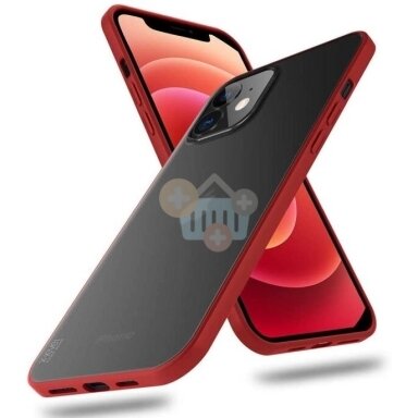 Apple iPhone 12, 12 Pro dėklas X-Level Guardian (raudonas) +++ TOP Komfortas Apple iPhone 12, 12 Pro dėklas X-Level Guardian (raudonas) +++ TOP Komfortas