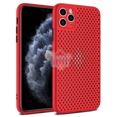 Apple iPhone 7, 8, SE (2020) dėklas Breath Case (raudonas) +++ TOP Komfortas Apple iPhone 7, 8, SE (2020) dėklas Breath Case (raudonas) +++ TOP Komfortas