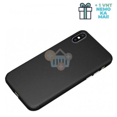 Apple iPhone X/XS dėklas Just Must Shine (juodas) +++ TOP Balansas +1 vnt. NEMOKAMAI!