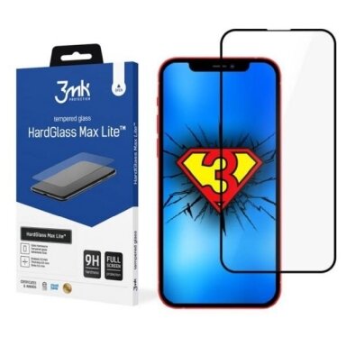 Apsauginis stiklas Huawei P30 3MK HardGlass Max Lite ™ (juodas) +++ TOP kokybė Apsauginis stiklas Huawei P30 3MK HardGlass Max Lite ™ (juodas) +++ TOP kokybė