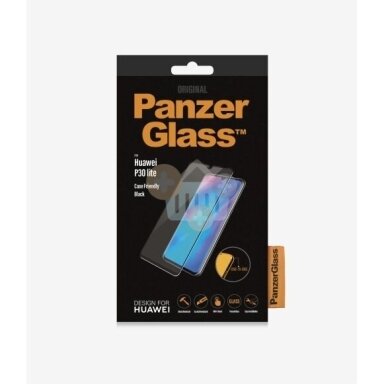 Apsauginis stiklas Huawei P30 lite (Juodas) PanzerGlass Premium +++ TOP Saugumas Apsauginis stiklas Huawei P30 lite (Juodas) PanzerGlass Premium +++ TOP Saugumas