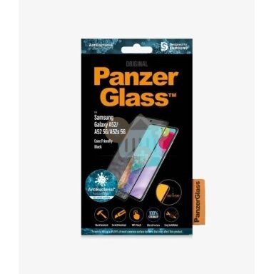 Apsauginis stiklas Samsung Galaxy A52 (Juodas) PanzerGlass Premium +++ TOP Saugumas Apsauginis stiklas Samsung Galaxy A52 (Juodas) PanzerGlass Premium +++ TOP Saugumas