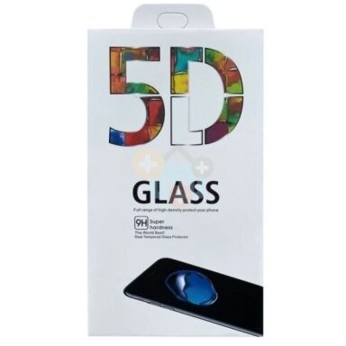 Apsauginis stiklas Samsung Galaxy Note 20 Ultra, 5D Full Glue (lenktas, juodas, be išpjovimo) +++ TOP Balansas