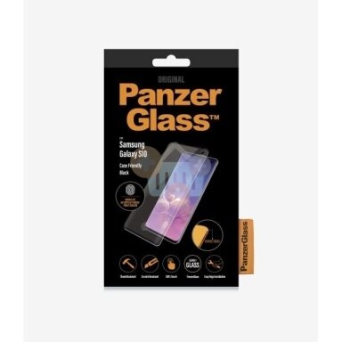 Apsauginis stiklas Samsung Galaxy S10 (Juodas) PanzerGlass Premium +++ TOP Saugumas Apsauginis stiklas Samsung Galaxy S10 (Juodas) PanzerGlass Premium +++ TOP Saugumas