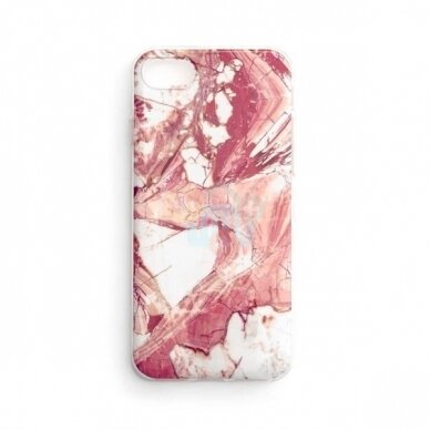 Apple iPhone 11 dėklas Wozinsky Marble (rožinis) +++ TOP Dizainas