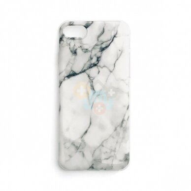 Apple iPhone 11 dėklas Wozinsky Marble (baltas) +++ TOP Dizainas