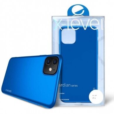 Apple iPhone 11 dėklas X-Level Guardian (mėlynas) +++ TOP Komfortas 1 Apple iPhone 11 dėklas X-Level Guardian (mėlynas) +++ TOP Komfortas 1