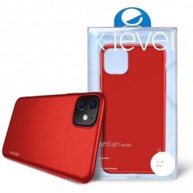 Apple iPhone 11 dėklas X-Level Guardian (raudonas) +++ TOP Komfortas 1 Apple iPhone 11 dėklas X-Level Guardian (raudonas) +++ TOP Komfortas 1