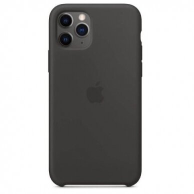 Apple iPhone 11 Pro silikoninis dėklas (juodas) MWYN2ZM/A +++ TOP Kokybė Apple iPhone 11 Pro silikoninis dėklas (juodas) MWYN2ZM/A +++ TOP Kokybė