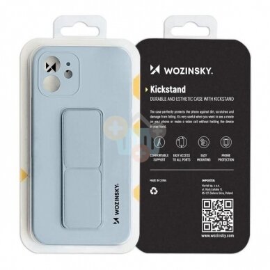 Samsung Galaxy A52s 5G / A52 5G / A52 4G silikoninis dėklas Wozinsky Kickstand Case (pilkas) +++ TOP Funkcionalumas 11 Samsung Galaxy A52s 5G / A52 5G / A52 4G silikoninis dėklas Wozinsky Kickstand Case (pilkas) +++ TOP Funkcionalumas 11