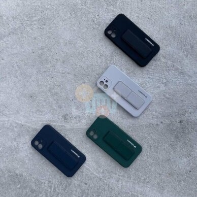 Samsung Galaxy A52s 5G / A52 5G / A52 4G silikoninis dėklas Wozinsky Kickstand Case (mėlynas) +++ TOP Funkcionalumas 10 Samsung Galaxy A52s 5G / A52 5G / A52 4G silikoninis dėklas Wozinsky Kickstand Case (mėlynas) +++ TOP Funkcionalumas 10