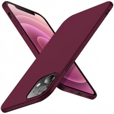 Apple iPhone 12 mini dėklas X-Level Guardian (bordo) +++ TOP Komfortas Apple iPhone 12 mini dėklas X-Level Guardian (bordo) +++ TOP Komfortas