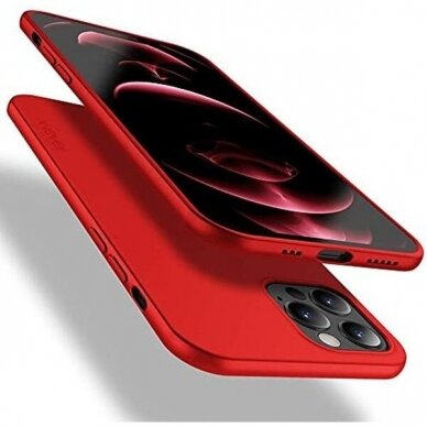 Apple iPhone 12 Pro Max dėklas X-Level Guardian (raudonas) +++ TOP Komfortas Apple iPhone 12 Pro Max dėklas X-Level Guardian (raudonas) +++ TOP Komfortas