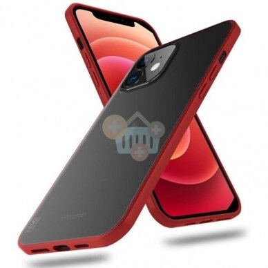 Apple iPhone 12, 12 Pro dėklas X-Level Guardian (raudonas) +++ TOP Komfortas Apple iPhone 12, 12 Pro dėklas X-Level Guardian (raudonas) +++ TOP Komfortas