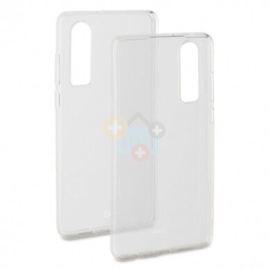 Huawei P30 dėklas BeHello Gel Case (skaidrus) +++ TOP Komfortas 1